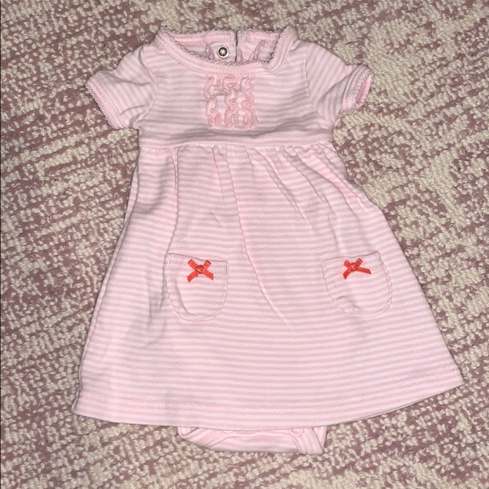Onesie with dress overlay